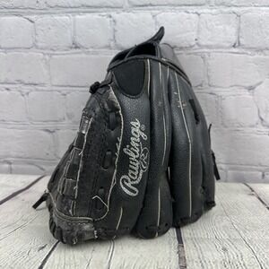 Rawlings 11" Youth Baseball Glove Black‎ RHT PL129FB Player Series